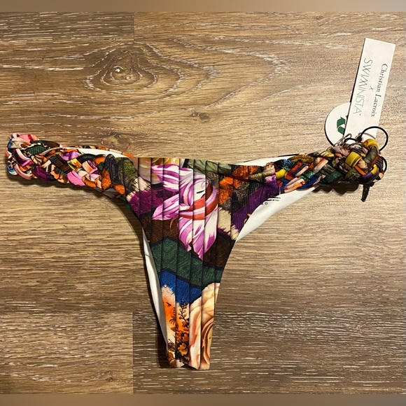 NWT CHRISTIAN LACROIX X SWIMNISTA BIKINI SET SIZE XS - Picture 6 of 7